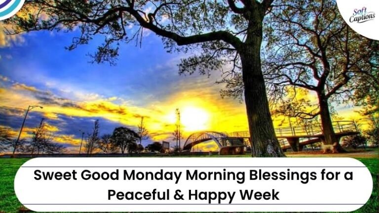 260+ Sweet Good Monday Morning Blessings for a Peaceful & Happy Week