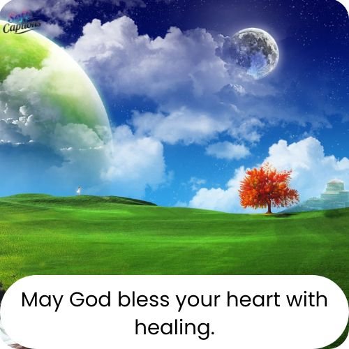 May God bless your heart with healing.