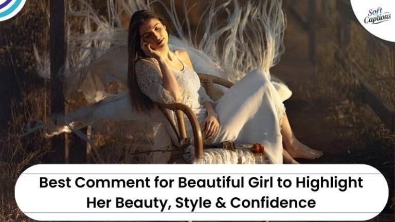 Best Comment for Beautiful Girl to Highlight Her Beauty, Style & Confidence