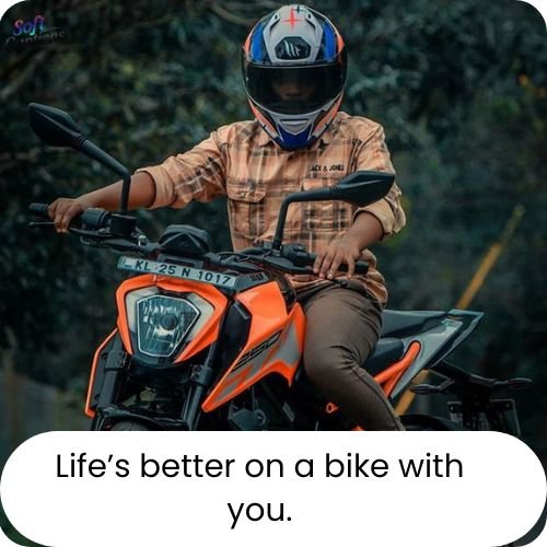  Bike Love Quotes for Instagram | Romantic & Attitude Bike Quotes