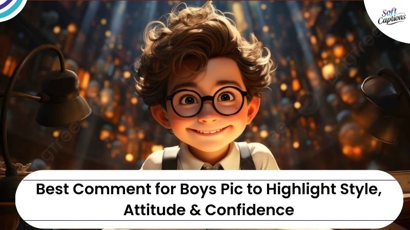 Best Comment for Boys Pic to Highlight Style, Attitude & Confidence