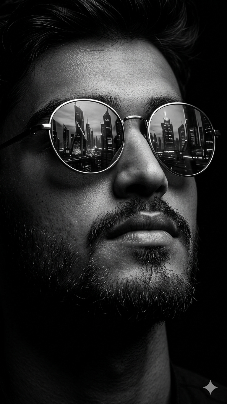 Dramatic Cinematic Close-Up (Signature Shot)